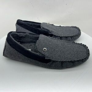 Steve Madden Loafers House Shoes Slippers Faux Fur Slip On Grey Lounge Comfy 10